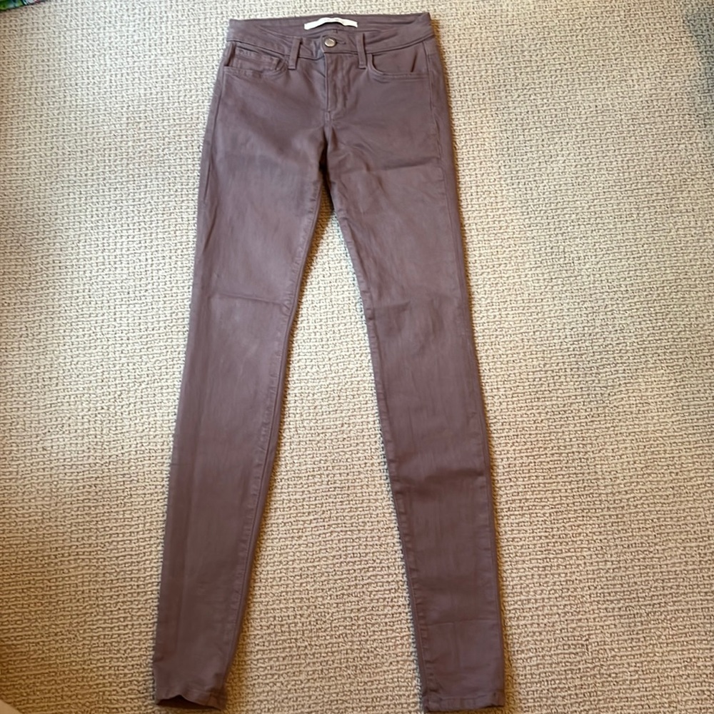 Joe’s Jeans “The Skinny” Jean in Purple/Mauve
